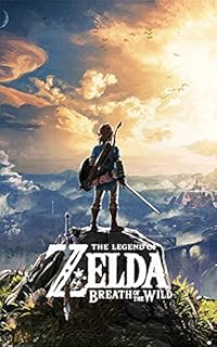 Fortiaboot Sunset The Legend of Zelda Breath of The Wild - Poster print Wall 15 x 23 Inches (38 x 58 cm) (380 x 580mm) Gift Decorative Print