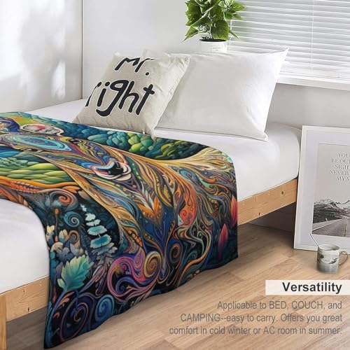 Couverture cerf pour des soirées cocooning chaleureuses sur le canapé - 7