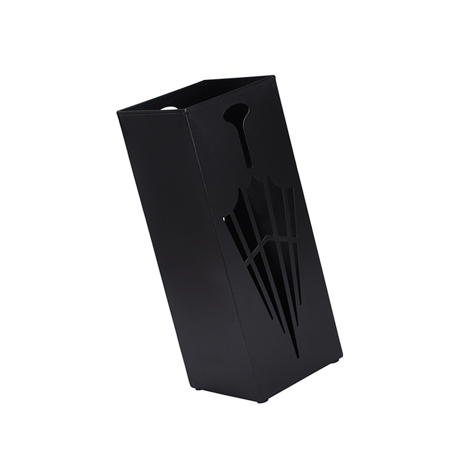 Kaeltsyn Modern Black Umbrella Holder with Quick Dry Feature and Stable Base for Organized Entryway Quick Dry Umbrella Stand