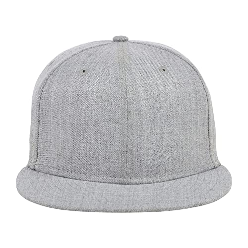 Image of Lids Blank Premium Full Court w /Colored Under Visor Fitted Cap