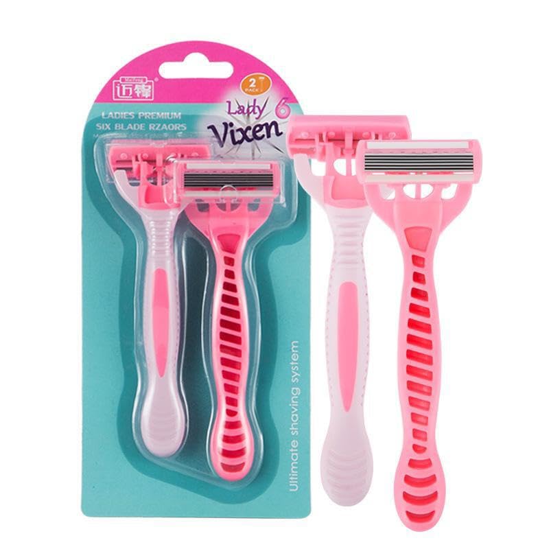 LIXSAZSE Afeitadora De Seguridad Para Mujer Cuchillas Lisas Para Afeitar El Cuerpo Afeitadora Para Mujer Cabello Manual Para El Cuerpo Seguro Y Cómodo