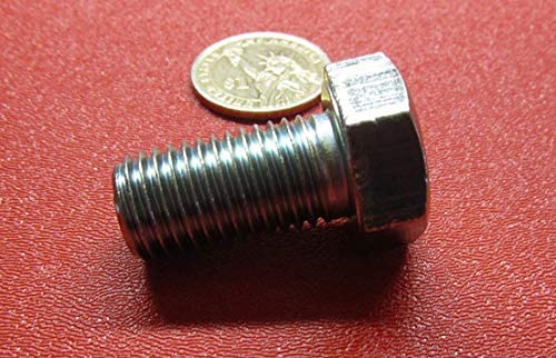 Class 10.9 Zinc Steel Hex Bolts FT M16 x 2 mm x 30 mm Long 10 pcs