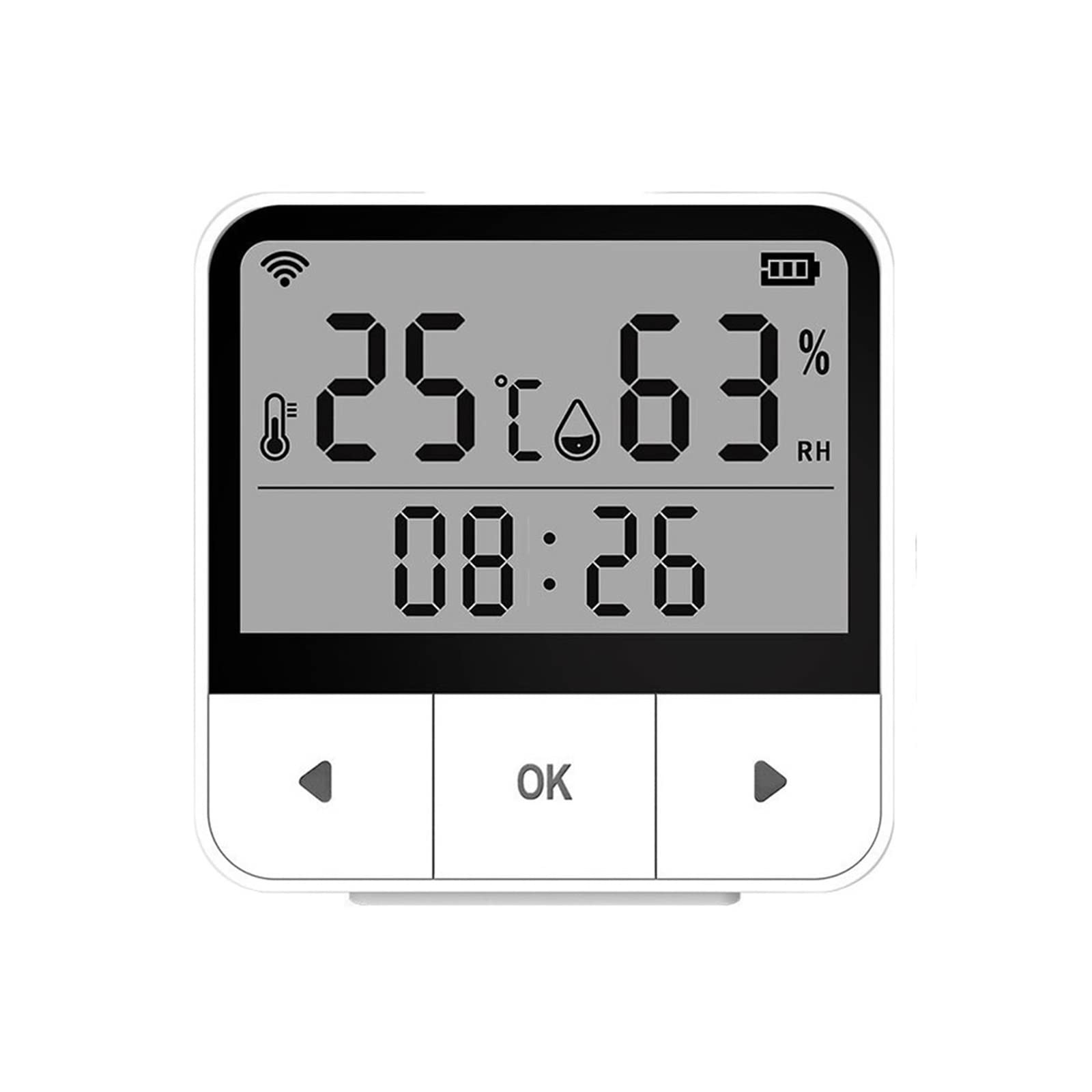 Termostat, Termometr Wewnętrzny Higrometr Cyfrowy WIFI Inteligentny Czujnik Temperatury I Wilgotności Z Wyświetlaczem LCD Aplikacja Mobilna Sterowanie Termostatem(3PCS)