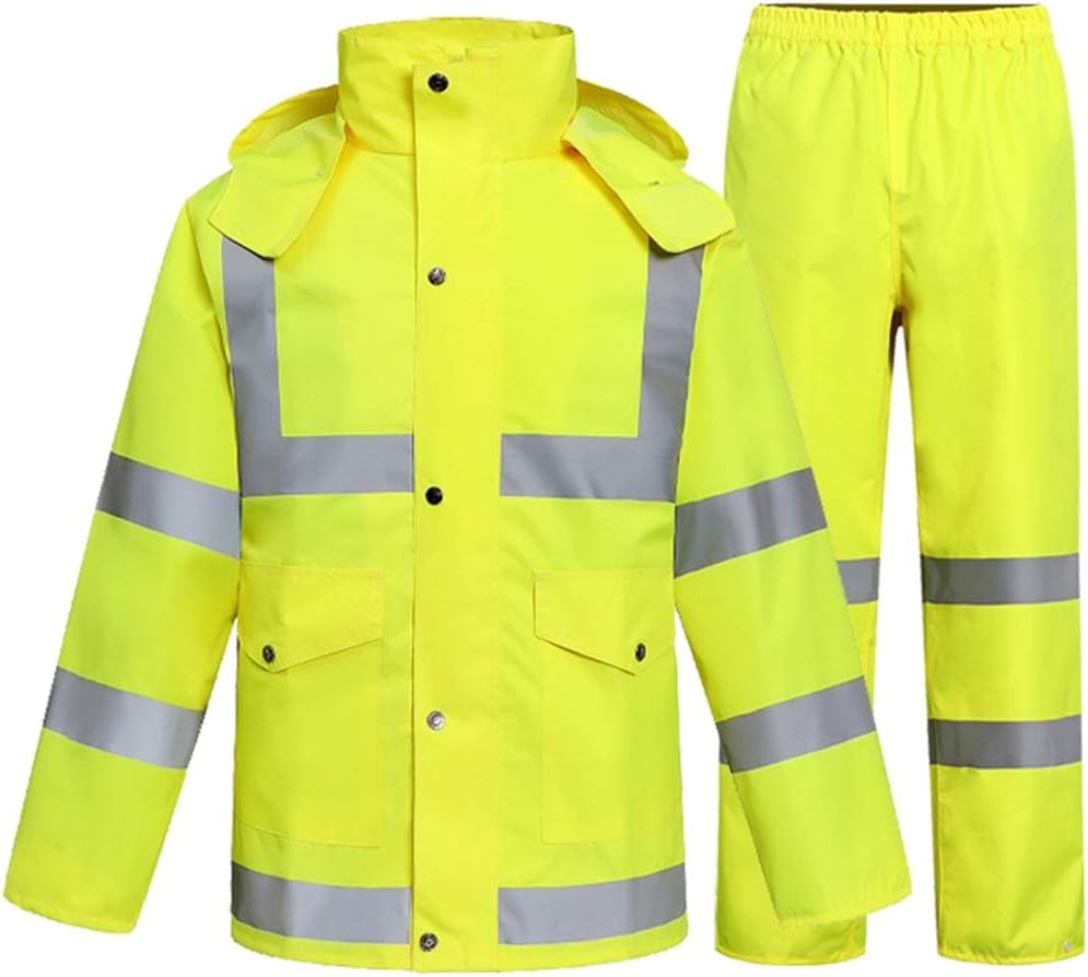 fluorescent raincoat