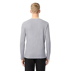 Lacoste Men's Long Sleeve V-neck T-shirt