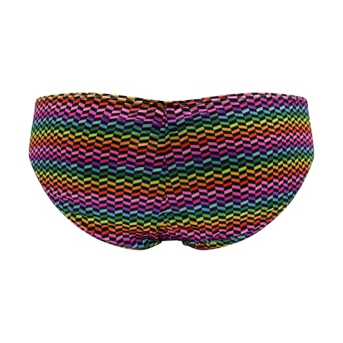 Body Aware Shiny Rainbow Satin Men's Brief - Sexy Men's Underwear with Pouch2