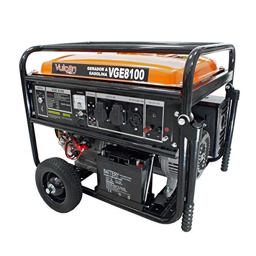 Gerador De Energia À Gasolina Bivolt 15Hp 439cc VGE7200 Vulcan