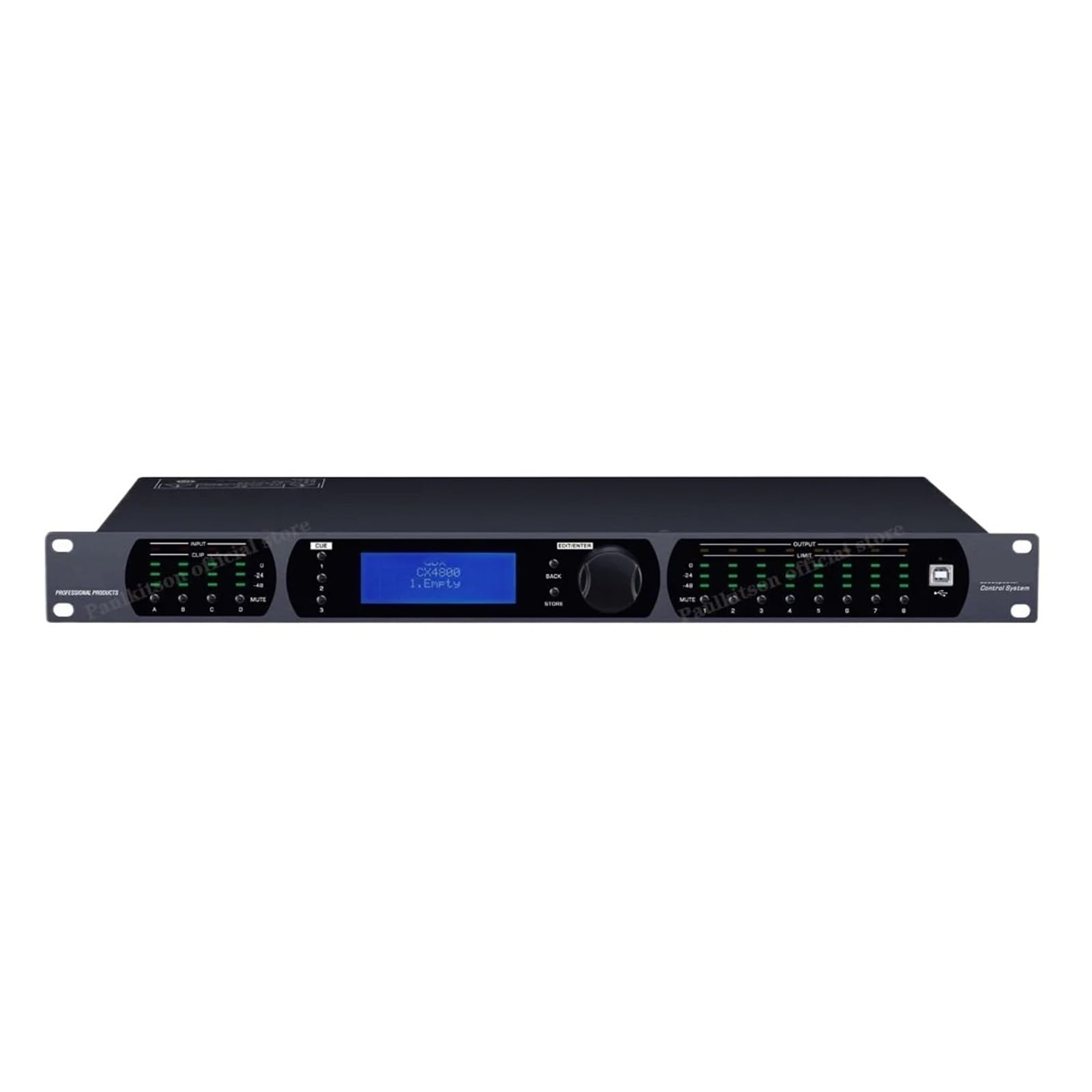 Korektor graficzny CX4800 Profesjonalny Procesor Audio Oryginalne Oprogramowanie Kompatybilne Z 32-bitowym Przetwarzaniem Dźwięku DSP System Sterowania Głośnikami 4x8
