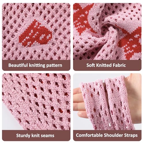 Image of Premillow Crochet Beach Tote Bags, Stylish Mesh Beach Bags Shoulder Bag for Women, Cute Summer Vacation Boho Tote Bag