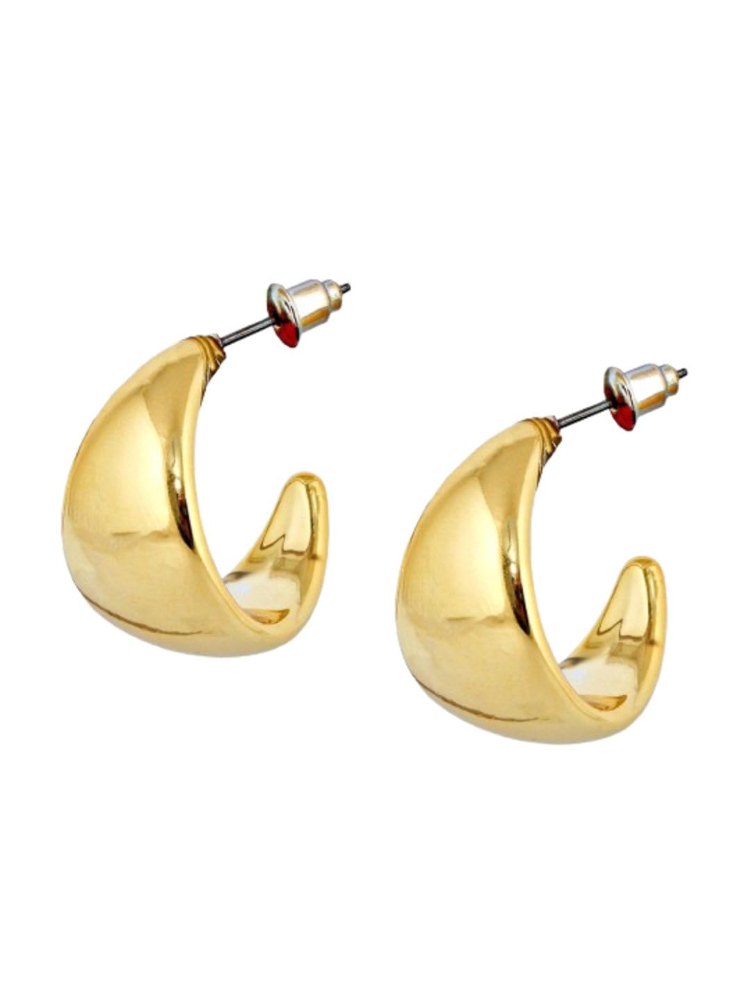 Tipsy Closet Western Earrings Everyday Wear for Office College Stainless Steel Earring Set Anti-Tarnish Tops Latest & Stylish Tops Gold Earrings For Women and Girls (Set of 1) (Chunky Hoops) (B0D9BK89GK) Amazon Price History, Amazon Price Tracker