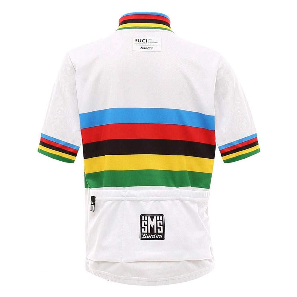 Santini UCI Campione del Mondo Maglia Manica Corta Mens