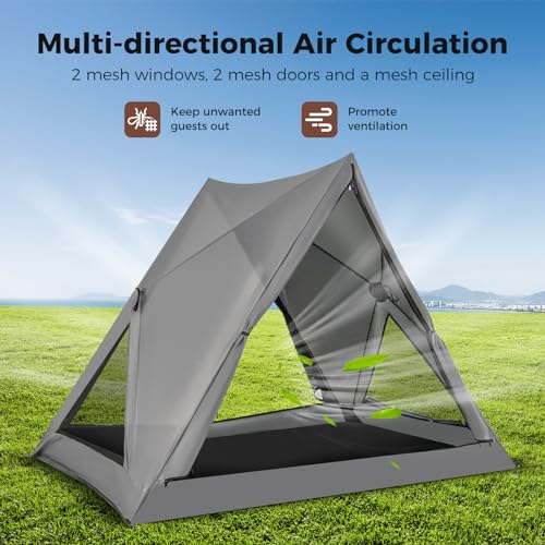 Tienda de campaña pop-up para camping para 2-3 personas miniatura 3
