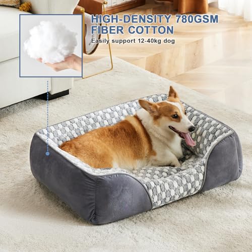 Large Dog Bed and Dog Beds Clearance for Adult Dogs, Provides Support for Head/Neck, Washable Dogs Beds XL, 78x63x23cm - Image 6