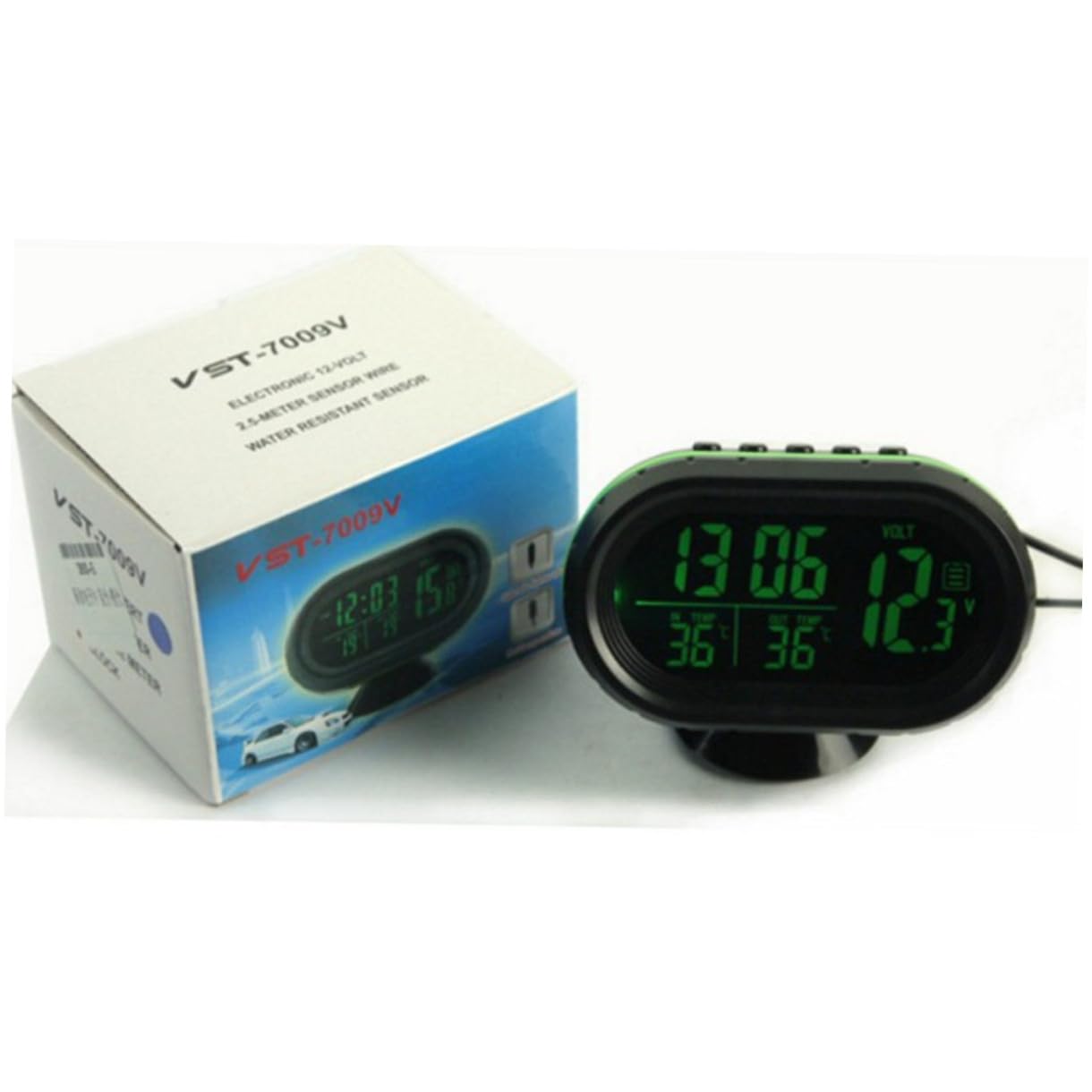 Reloj Automático 2 Piezas Reloj Del Tablero Del Coche Reloj Digital De Coche Gran Reloj Digital Reloj De Bateria Reloj De Mesa Antiguo Reloj Del Coche Luminoso Reloj Electronico