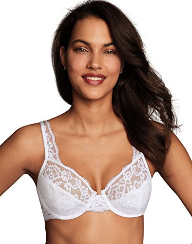 Preisvergleich Produktbild Maidenform Damen Modern Beauty Unlined Embellished Underwire BH, weiß, 90C