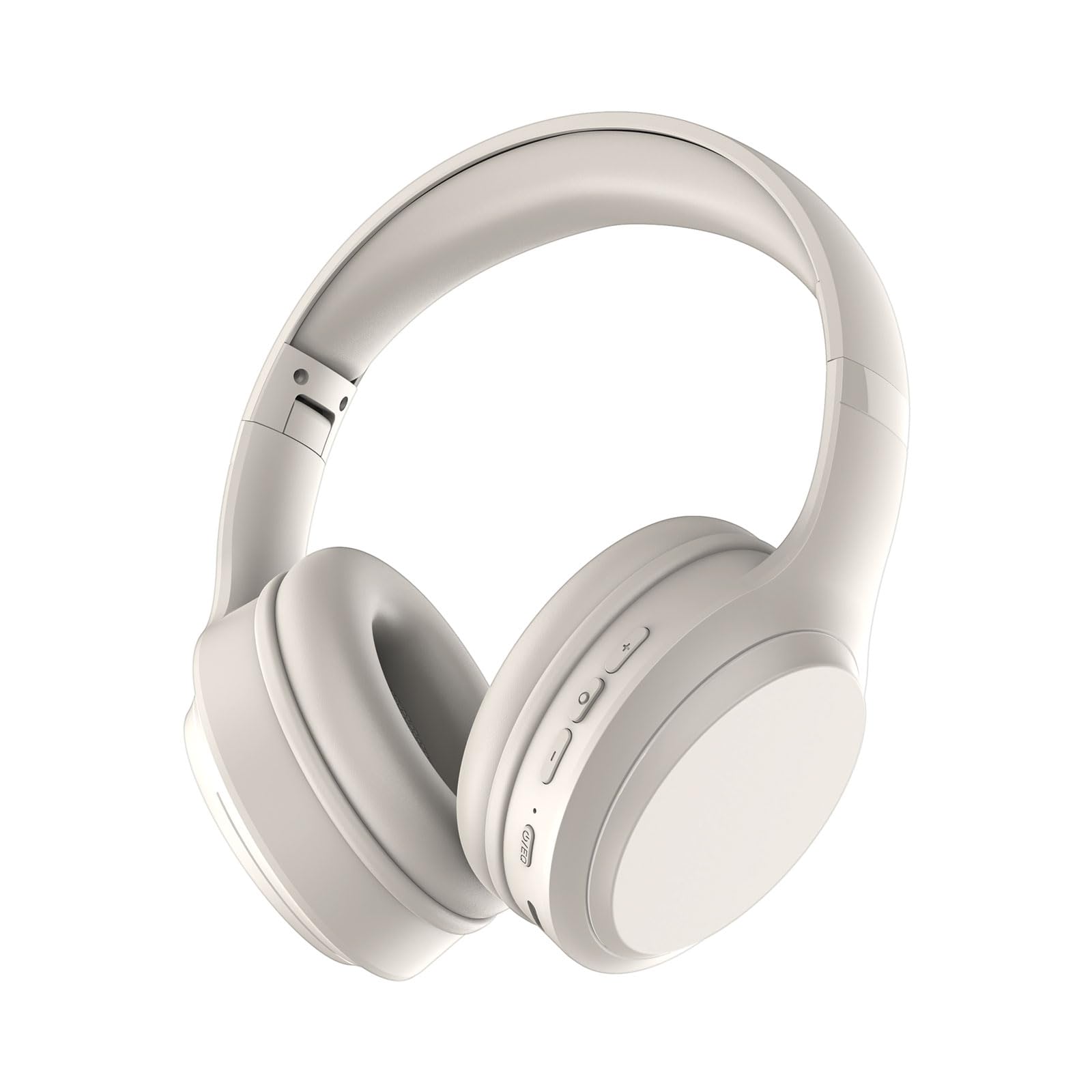 5.3 Casque sans fil Bluetooth avec microphone intégré, autonomie de 82 heures, prise en charge de l'audio haute résolution, coussinets confortables, pliables et respirants, compatible avec les télépho