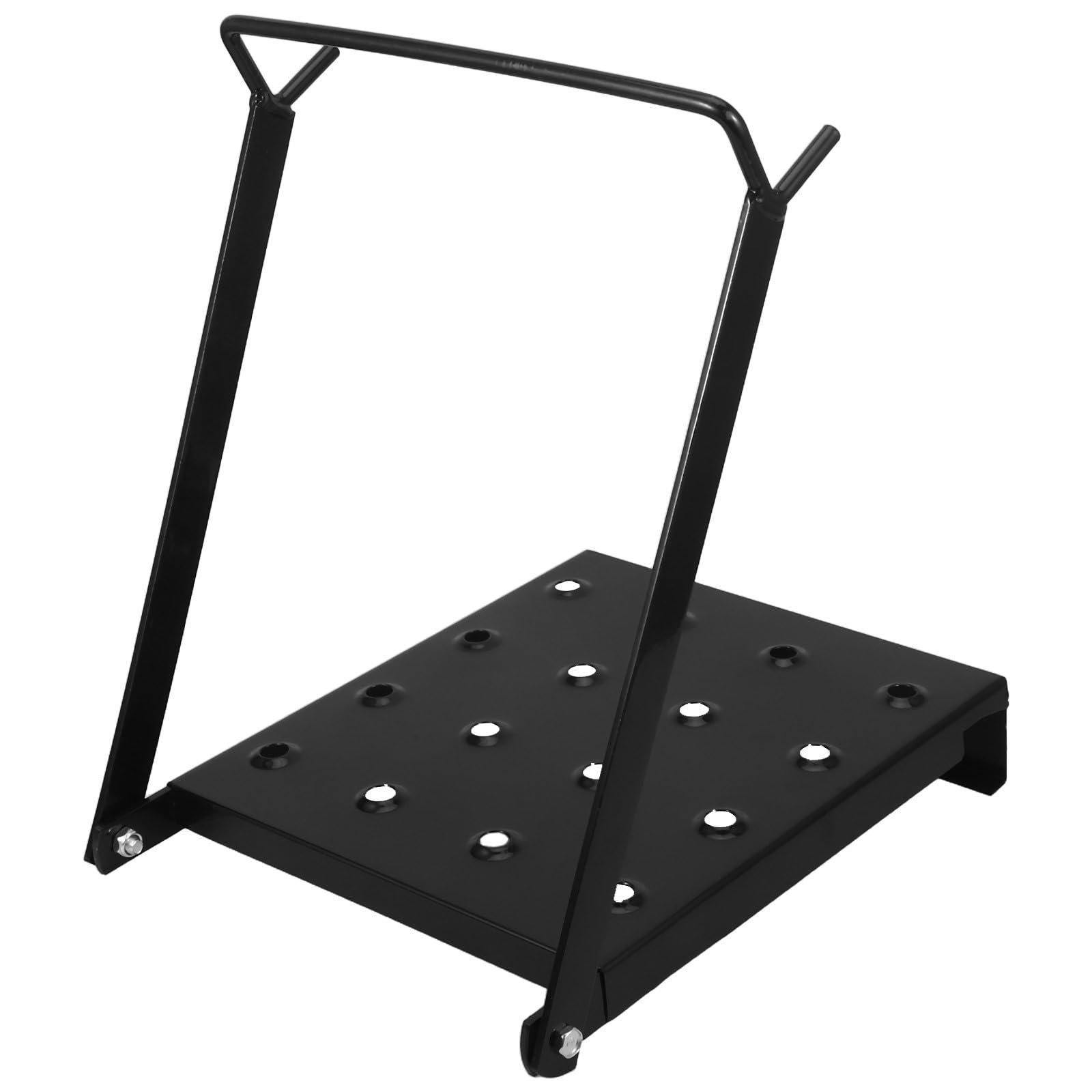 Plataforma de escalera: Escalera exteble plegable anslizante plataforma pequeña Soporte de trabajo portátil para altillo pintura mantenimiento del hogar 15 x 11 cali