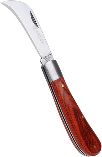 Multi-herramienta plegable de bolsillo: poda, injerto, cuchillo en ciernes - Cortador de jardín de acero inoxidable para deshierbar y arbustos