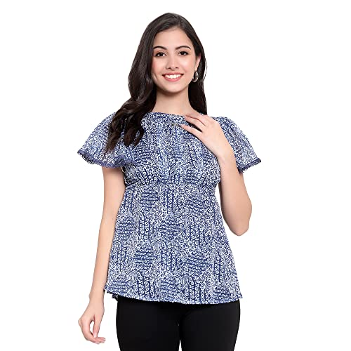 Image of Sky Heights Women Blue Top