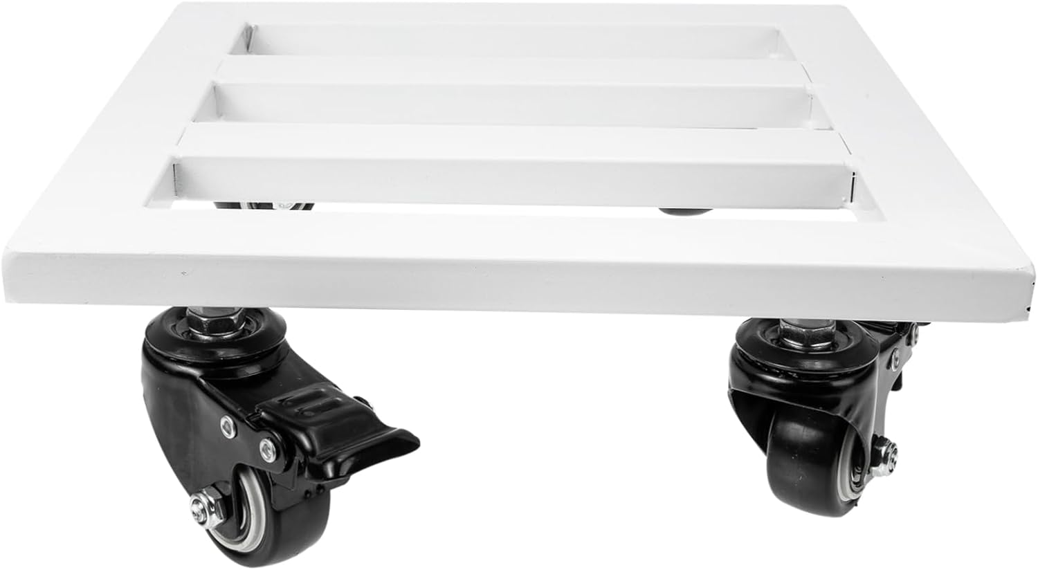 Rolling Plant Stand Movable Flowerpot Tray Swivel Wheels for Use Iron Flowerpot Stand Base Directional Locks for Easy Movement