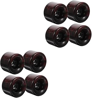 ABOOFAN 8 Peças Acessórios De Patinação De Rolo De Roda De Skate Rolamentos De Skate Acessórios De Skate De Uma Roda Roda Útil Pu Acessório De Skate Rolo De Skate Ferramenta Chique
