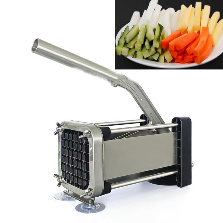 Coupe frites manuel en acier inoxydable pour réussir vos frites maison au restaurant
