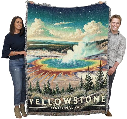 Pure Country Weavers Yellowstone cotton tapestry throw