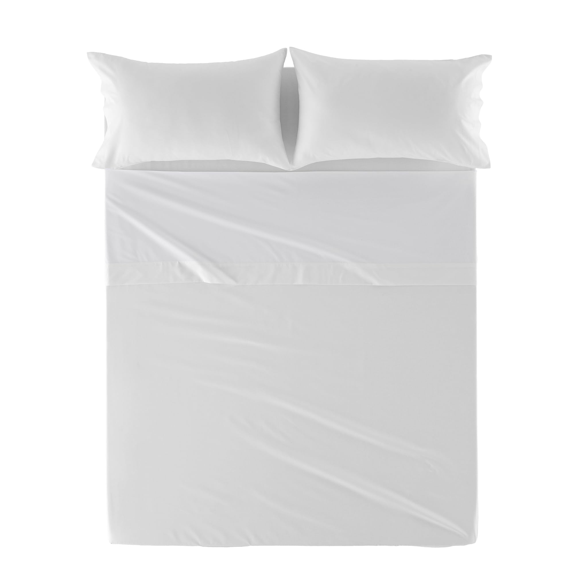 Basic 200 tc Sabana 260x270 cm (Cama 180/200) Blanco