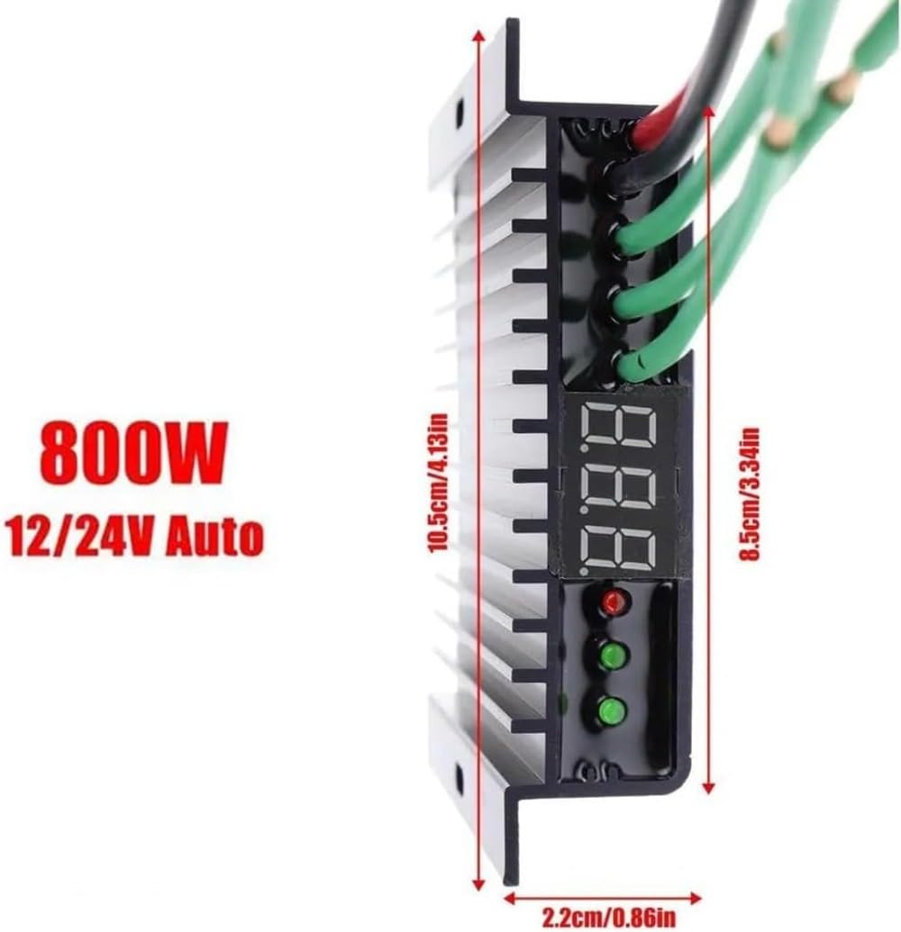 Kontroler energii wiatrowej, generator ładowania turbiny wiatrowej do systemu zasilaczy wiatrowych i DC, DC 12 V/24 V, IP67, wodoodporny (800 W)