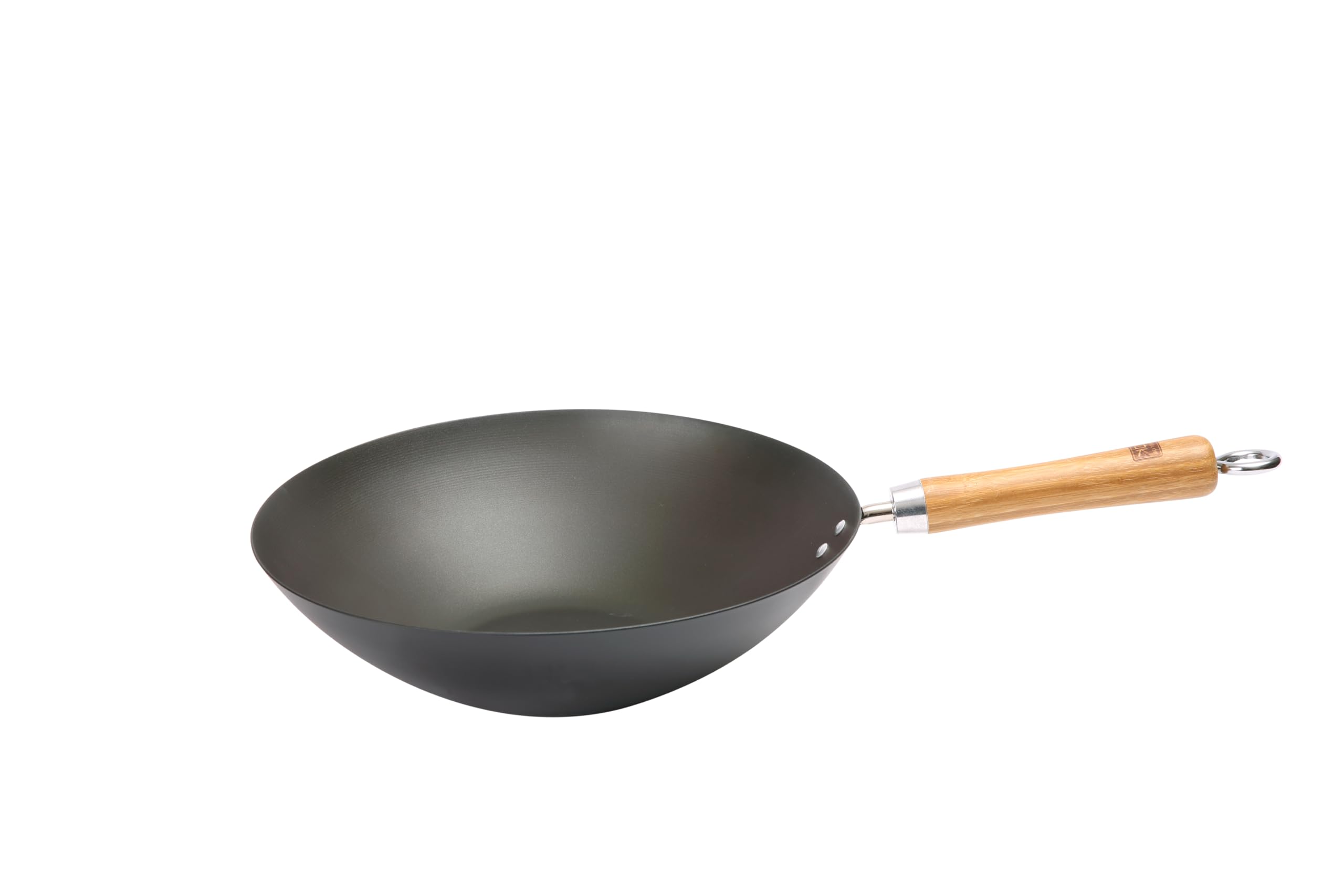 School of Wok 10.5"/27cm Pre-Seasoned Carbon Steel Wok