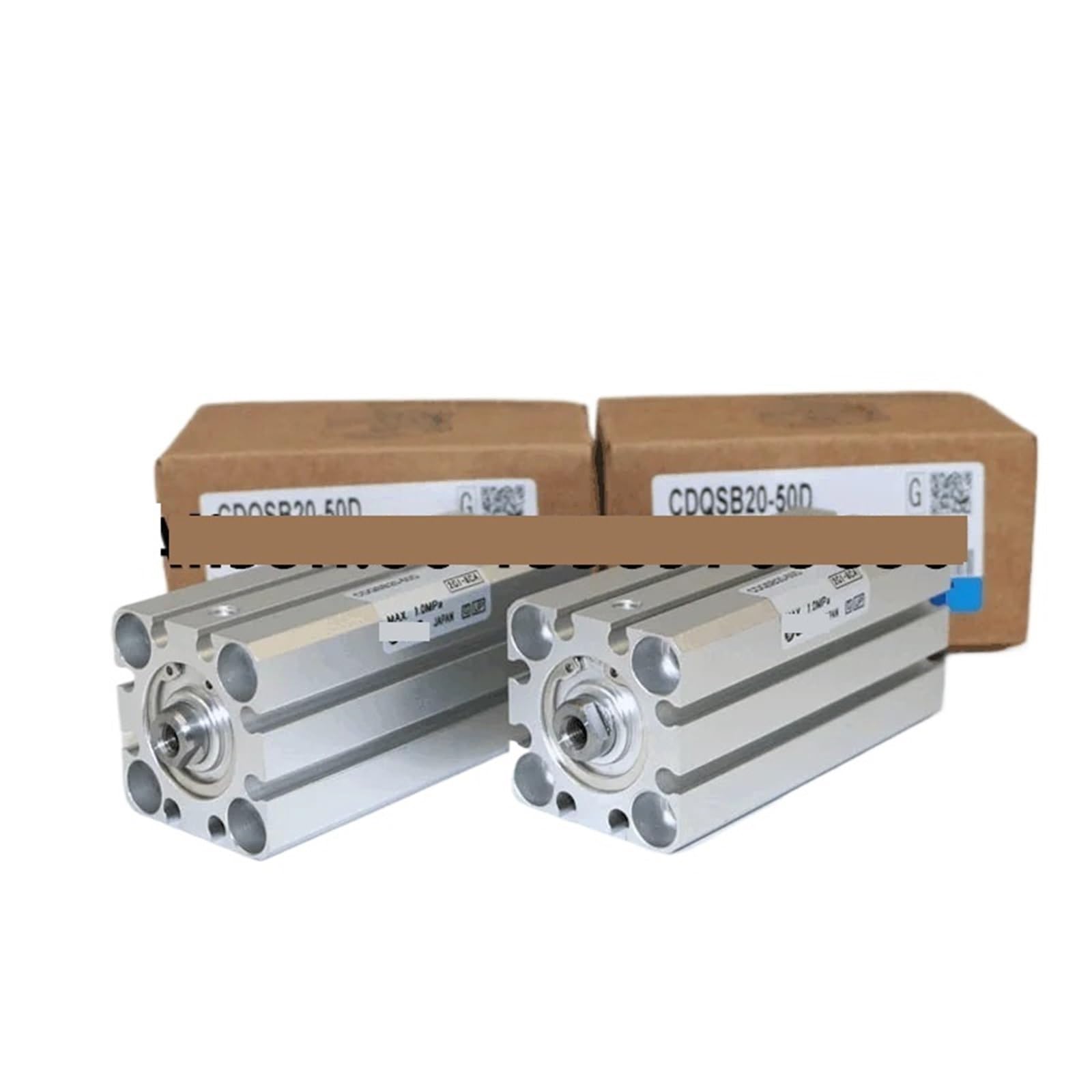 Cylindre CQSB20-15DM compact pour montage en espace restreint