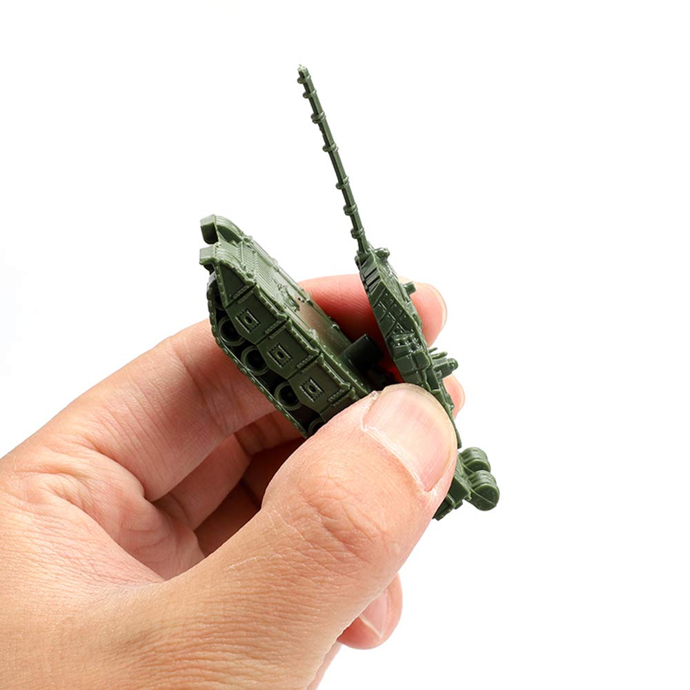 Buy VIIKONDO 16Pcs Green and Desert Army Battle Tanks Play Set,Classic