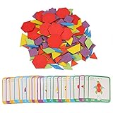 【Imagination und Handmachen】 Das Puzzlespiel kann frühe Form- und Farberkennungsfähigkeiten aufbauen, Spaß und Glück des Puzzlespiels genießen, es kann die Fantasie der Kinder anregen, praktische Fähigkeiten entwickeln, Hand-Gehirn-Koordinationsfähigkeit.