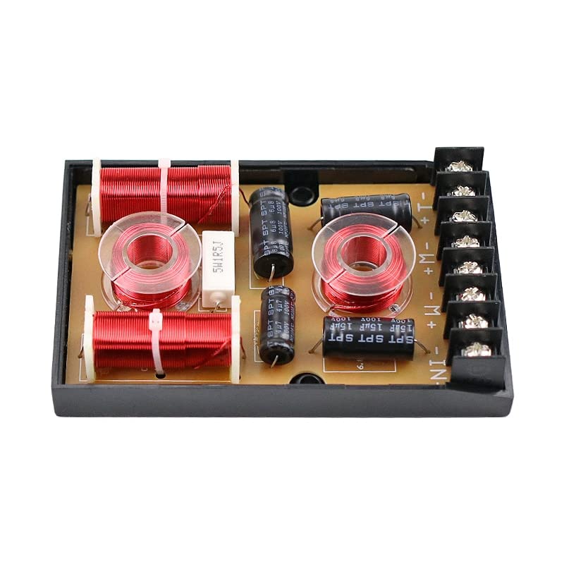 Altoparlante Auto Crossover 3 Vie 150W Tweeter Midrange Woofer Divisore 2 pz