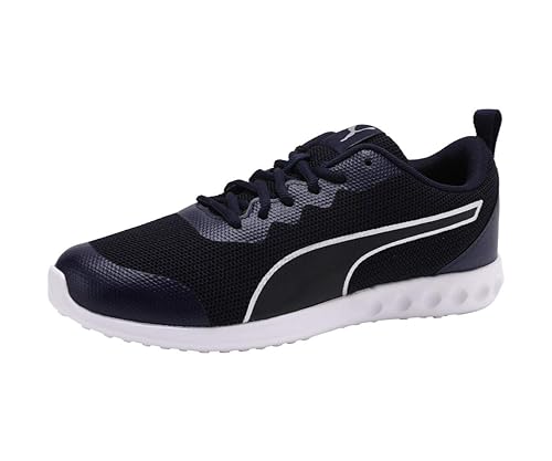 Puma Men Drip Running Shoe Peacoat-Silver