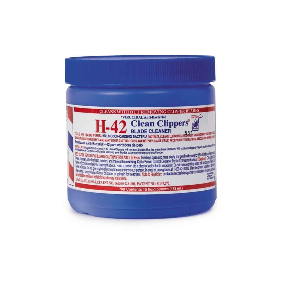 Clipper and Blade Cleaner Groomer Stylist Barber Cleans, Lubricates and Deodorizes (16 oz Jar)