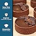 Cambie Round Chocolate Medium Tart Shells, 2.17