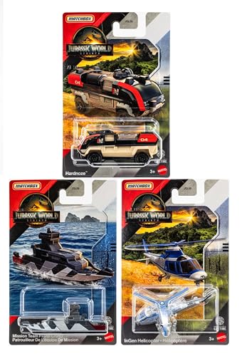 Colección Vehículos Jurassic World Matchbox Legacy Set miniatura 1