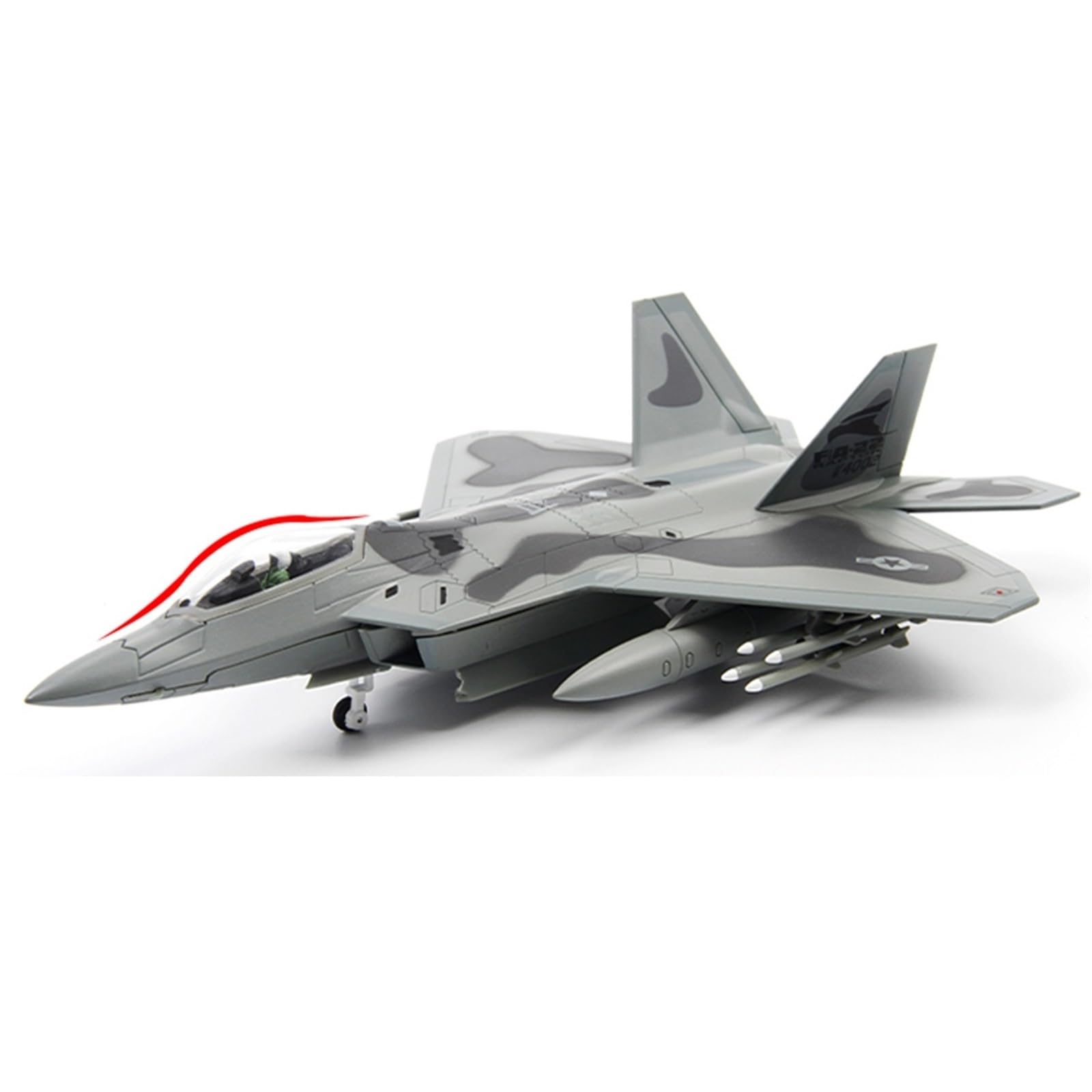 Amazon | 1 72 ロッキード F-22 ラプター戦闘機モデル 航空機モデル