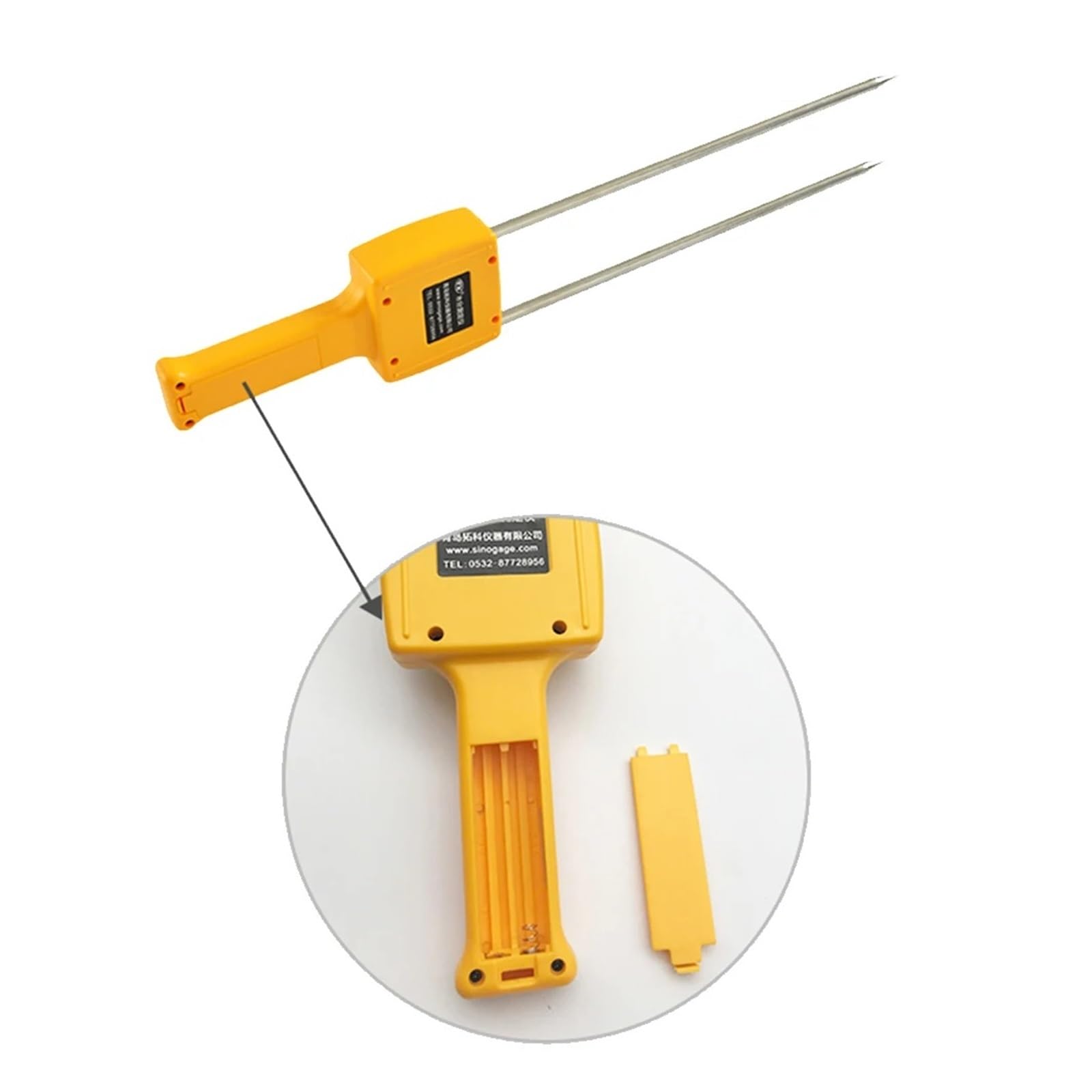 Feuchtigkeitsmessgerät, Portable Sawdust Moisture Meter Wood Chip Analyzer Tester HS125