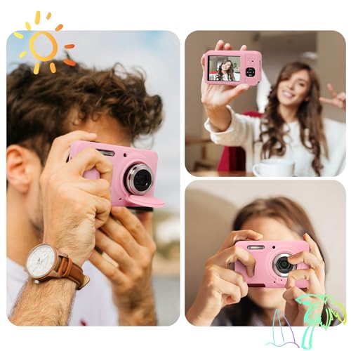 Funda de silicona para cámara Kodak PIXPRO FZ55 color rosa miniatura 4