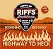 Riffs Smokehouse BBQ Sauce 3-Pack – Smoky & Tangy – Sweet, Voodoo & Highway to Heck (Habanero Hot) – 16 oz Bottles (Highway to Heck)