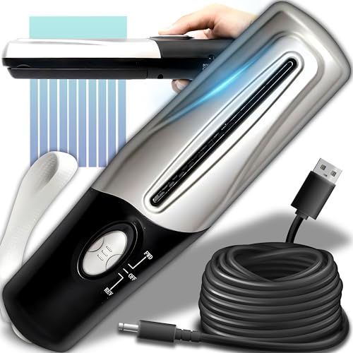 Retoo Destructora de papel portátil, multifuncional Mini USB, destructora de papel eléctrica portátil para oficina, hogar, CD, tarjeta de crédito, trituradora de papel sin cubo de basura