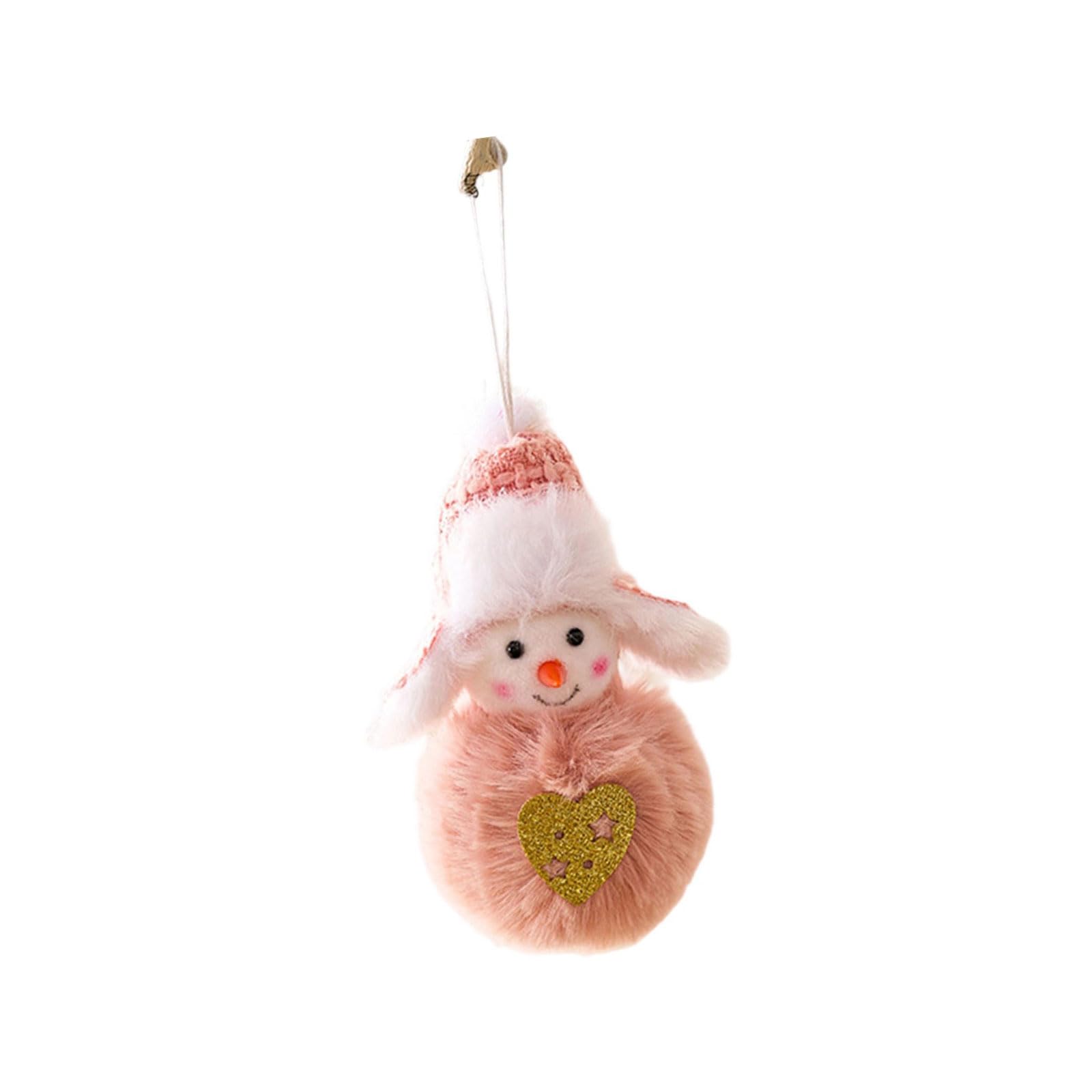 Efficient Plush Christmas Decoration Premium Textured Materials Bright Color Enhances Seasonal Atmospheres Sturdy Holiday Tree Decors