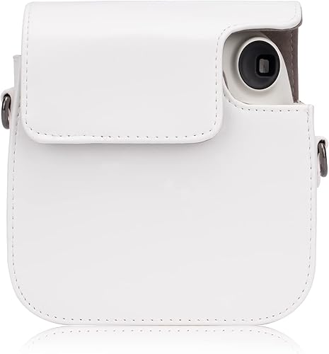 Miniatura 3 de Frankmate Funda protectora para cámara instantánea Fujifilm Instax Mini 7+, cuero vegano premium Instax Mini 7 Plus con correa ajustable extraíble