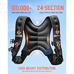Renoj Weighted Vest for Women Men: 6lb/8lb/10lb/12lb/16lb/20lb Weight Training Vest for Workout, Running, Walking, Exercise, Weight Loss, Weight Lifting - With Reflective Strips and Storage Pocket - Image 3