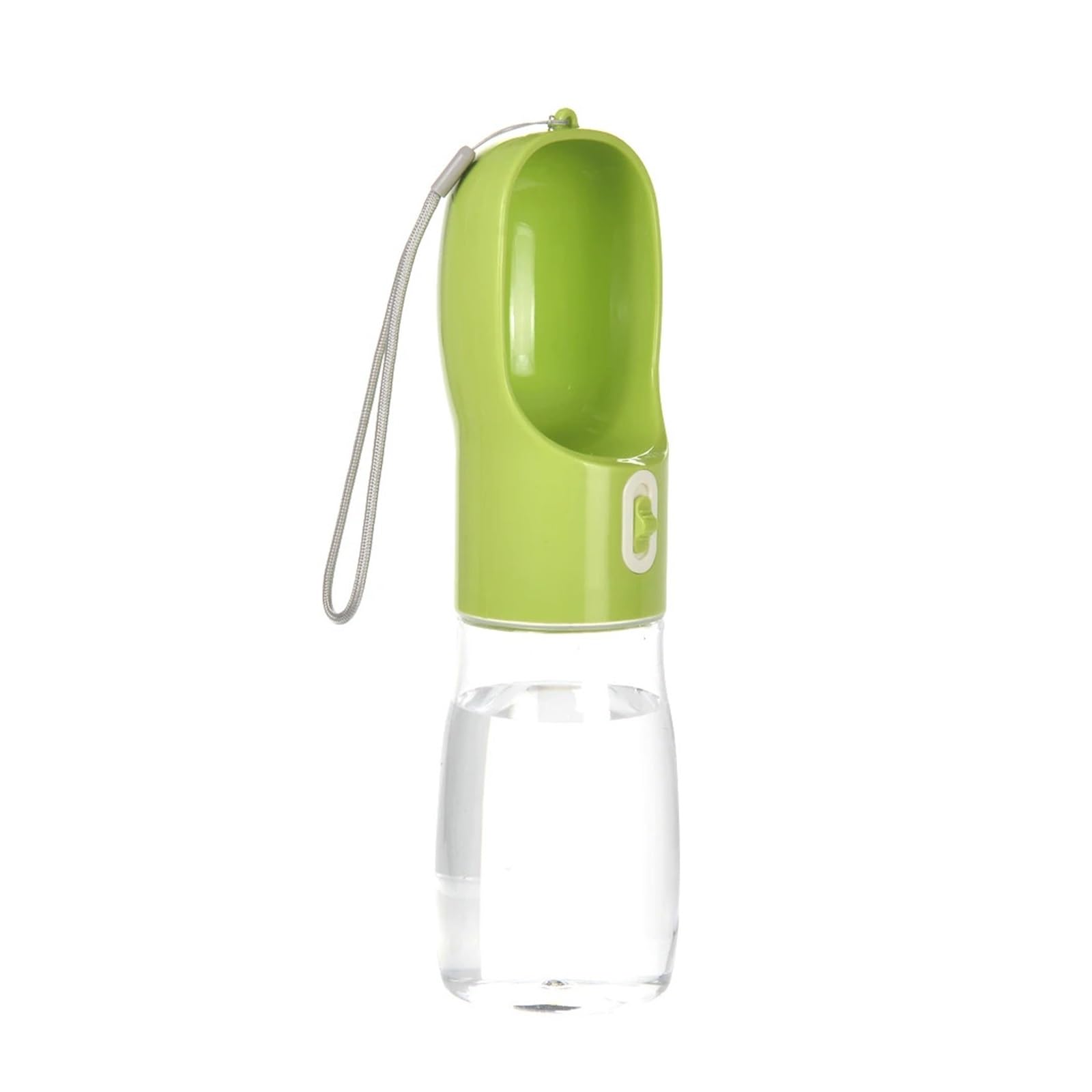 Botella de Agua portátil for Perros, tazón for Beber, Taza Viaje al Aire Libre for Mascotas(Green)