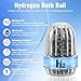 Hydrogen Bath Bombs Beads, Hydrogen H2 Water for Bathing Spa,Foot Bath,face Washing Muscle & Stress Relief Reusable Design 2pack
