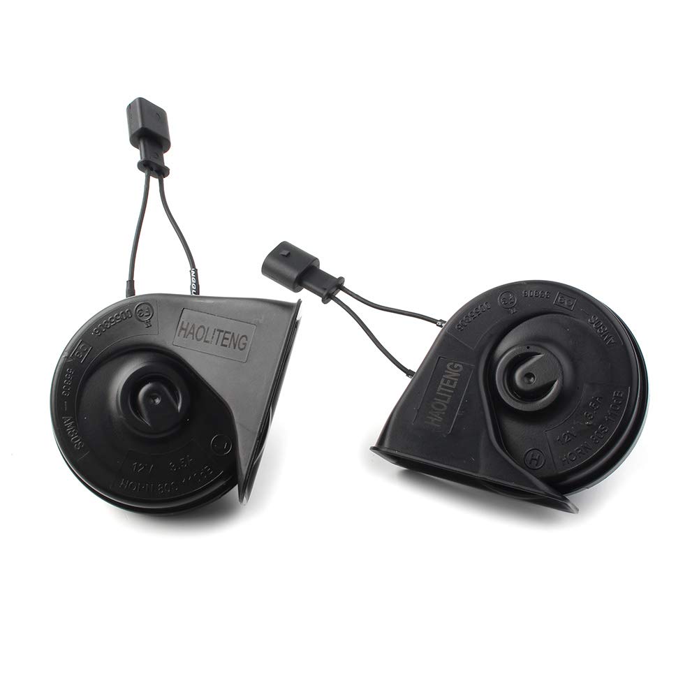 GZYF Car Auto 125DB 12V Electric Snail Horn with Horn Adaptor Wiring Harness for BMW 1 2 3 4 5 6 7 Series, X3 X4 X5 X6