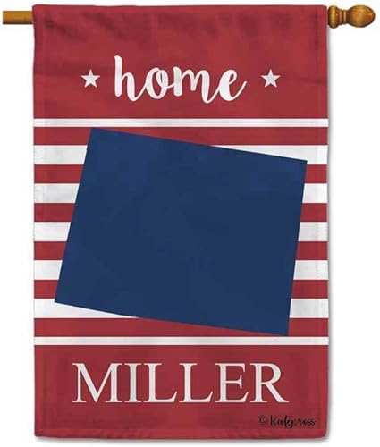 Miniatura 10 de KafePross Continent Map House Flag Home Vermont Personalized Red Stripes Flag for Indoor and Outdoor 28x40 Inch Print Double Sided